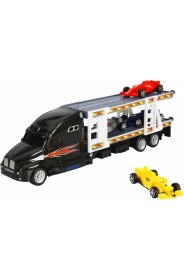 Resim Sunman Maxx Wheels 666-06J Sürtmeli Araba Transporter 2 Katlı 4 Araba 30 cm 3+ 