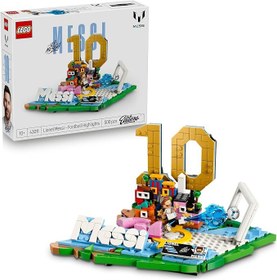 Resim LEGO Editions Lionel Messi - Unutulmaz Futbol Anları 43011-10 Yaş ve Üzeri Çocuklar için Minifigür ve Koleksiyonluk Levha İçeren Yaratıcı Oyuncak Yapım Seti, Eğlenceli Hediye Fikri (500 Parça) 