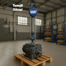 Resim Zincirli Caraskal 3 Ton 3 Metre Profesyonel El Vinc Dayanıklı Yük Kaldırma Makinesi Aparatı Ceraskal 