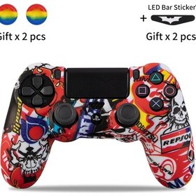 Resim Koruyucu Kauçuk Kapak Sony Playstation 4 Denetleyicisi İçin Silikon Kılıf Ps4 Bomb 