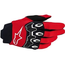 Resim Alpinestars Full Bore V2 Kros Motosiklet Eldiveni Kırmızı Siyah Beyaz 