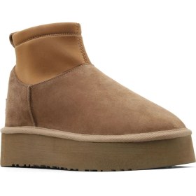 Resim Bueno Shoes Sahra Süet Kadın Dolgu Topuklu Bot 05AG2114054 05AG2114054 