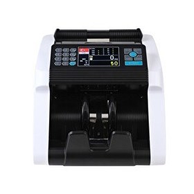 Resim Hemes Kaan Mix TL ve Euro Karışık Dolar Adet Sayım Kontrollü Ofis Tipi Para Sayma Makinesi (Sesli Konuşma) 