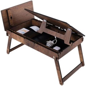 Resim Hype Store Vigo Wood - BT201 Katlanır Ayaklı Laptop Çalışma Sehpası 