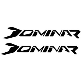 Resim BAJAJ Dominar Şase Sticker Etiket Modeli 