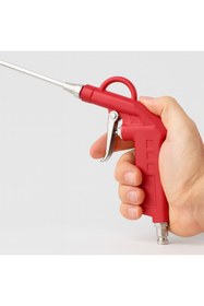 Resim Badem10 1/4" Hava Üfleme Tabancası Uzun Ağızlı Uçlu Kompresör Uyumlu Hava Temizlik Toz Giderme Tabancası Ucu 