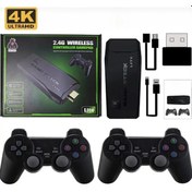 Resim Vintage Gaming 2024 Yeni 4K HD Retro Game Stick 90 lı Yıllar Atari Makinası Oyunları 20000 Oyunlu Konsol 