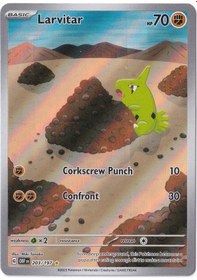 Resim Larvitar 203 - Pokemon Obsidian Flames - Pokemon Kartı Mint 