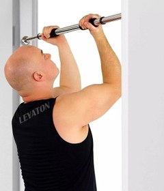 Resim Leyaton 60-100 M Krom Kapı Barı Koridor Barfiksi Barfix Spor Aleti Demiri Barfiks Çubuğu 