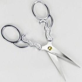 Resim Parti Vitrini Söz ve Nişan Makası Gümüş Renk 