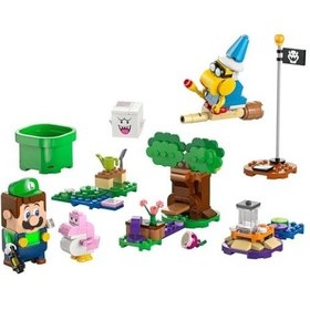Resim Super Mario İnteraktif Luigi İle Maceralar 71440-6 Yaş Ve Üzeri Çocuklar İçin Koleksiyonluk Yaratıcı Nintendo Oyuncak Yapım Seti 210 Parça 