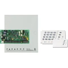 Resim Paradox Alarm Seti Kablolu Paradox SP4000 Kontrol Paneli+Trafo+Pır+Siren 