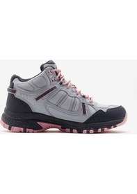 Resim Skechers 180021-gypk Hillcrest - Bound Peak Kadın Gri Outdoor Bot 180021-GYPK-R0598 Gri - Pembe 