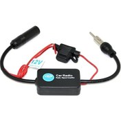 Resim Novahub 12 V Araba Radyo Sinyal Amplifikatör Anten Araba Radyo Anteni Için Otomatik Anten Güçlendirici 