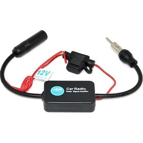 Resim Novahub 12 V Araba Radyo Sinyal Amplifikatör Anten Araba Radyo Anteni Için Otomatik Anten Güçlendirici 