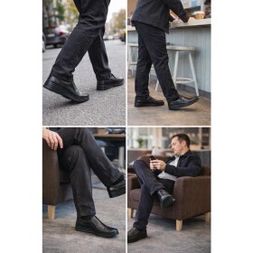Resim Liarca L Flex Comfort 101 Hakiki Deri Ortopedik Rahat Bağcıksız Günlük Büyük Beden Erkek Ayakkabı 