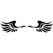 Resim Genel Markalar Kanatlar -2 Sticker Oto Motor Laptop Duvar Folyo Sticker 25X5 Cm Lcst [Lcst] 
