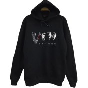 Resim stonedfame Vikings Baskılı Çocuk Sweatshirt 