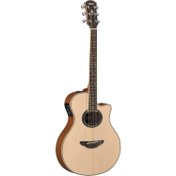 Resim Yamaha APX700 Elektro Akustik Gitar (Naturel) 