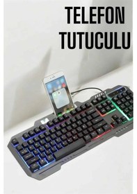 Resim Klavyesi Q Klavye Rgb Işıklı Mouse 
