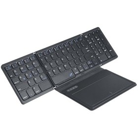 Resim Carrier Ultra İnce Kablosuz Klavye Büyük Dokunmatik Yüzeyli Dört 