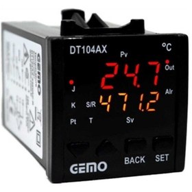 Resim Gemo DT104AX-230VAC-R "Auto-tune PID" Sıcaklık Kontrol Cihazı 