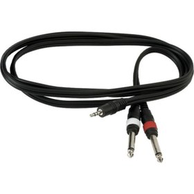 Resim Tunex Mr-500 1 Stereo 2 X 6.35 Mm Erkek 5 Metre Pc Telefon Amfi Ses Sistemi Kablosu 