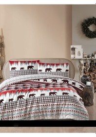 Resim First Choice Flanel Nevresim Takımı Cozy Tile Tek Kişilik 