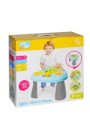 Resim MGS OYUNCAK Çocuk Aktivite Masası Eğitici Oyun Masası Bebek Eğitici Oyuncak 12 Ay 