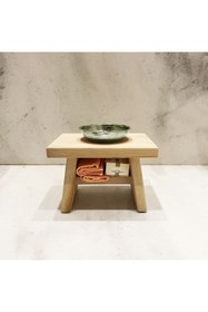 Resim Shark Anatolia Sedir Ahşap Banyo Taburesi Oturak S Boy (H=20.5 CM) 