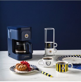 Resim Karaca X Fenerbahçe 4 Kişilik Standlı Çay Fincan Takımı 180 Ml mavi 