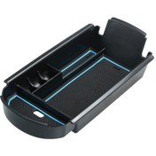 Resim Suofeng Toyota Chr 2017-2019 Araç Kol Dayama Sandığı Organizatörü - Abs Ve Silikon Malzeme, Kaymazsız Mat, Parça Saklama, Araç İç Dekorasyonu 