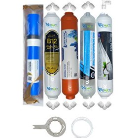 Resim Pemax Water Solutions vontron helixfil yüksek TDS Mebran-B12 Alkali- Mineral-Detox Gümüş İyonlu Tatlandırıcı 