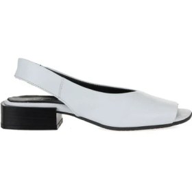 Resim Bueno Shoes Beyaz Deri Kadın Topuklu Sandalet 01WS4901 01WS4901 