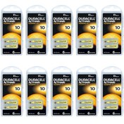 Resim Duracell 10 Numara İşitme Cihazı Pili 6 x 10'lu 