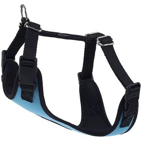 Resim Actirex Neon Cool Köpek Göğüs Tasması Mavi M 45 x 55 CM 