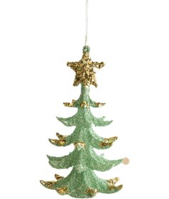 Resim Homyl Yılbaşı Ağacı Asılı Dekorasyon 1-ağaç-7,5x13cm 
