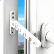 Resim 1 Adet/2 Adet/3 Adet Hafif Çelik İç Açılı Kapı ve Pencere Rüzgar Sınırlayıcı, Pencereli Havalandırma Tutucu Braketi 