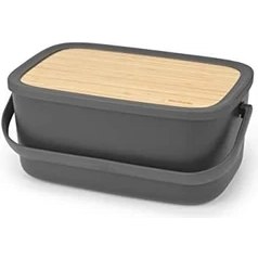 Resim Karokstore Ekmek Saklama Kutusu Nic Dark Grey 128264 