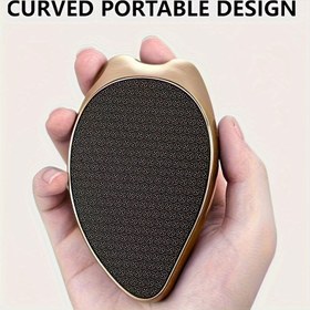 Resim 1 Adet Nano Cam Peeling Taşı - Ergonomik Ölü Deri ve Tırnak Temizleyici, Dayanıklı Kokusuz Manikür/Pedikür Aleti, Taşınabilir Nano Cam Tırnak Bakım Cihazı, Pürüzsüz Açık Bej Renk, Ev ve Seyahat Kullanımı (Kimyasalsız) 