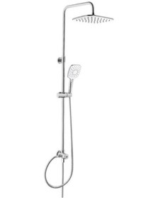 Resim Punto Plus 3S Krom Tepe Duş Banyo Kolonu Seti A45739 