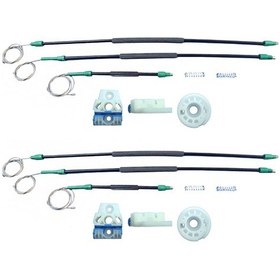 Resim Volkswagen Golf 5 için Ön Kapı Cam Tamir Takım-SET 