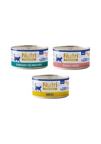 Resim Nutri Feline 3 Çeşit Karma Tahılsız Yetişkin Kedi Konservesi 70 G X 3 Adet 