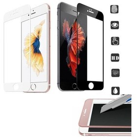 Resim 3D / 5D Apple Uyumlu iPhone 7 8 Plus Kırılmaz Cam Ekran Koruyucu 