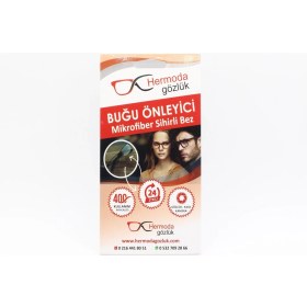 Resim Hermoda Gözlük Anti-Fog Buğu Önleyici Gözlük Silme Bezi 