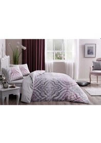 Resim Taç Ranforce King Size Divina Çk Nevresim Takımı Lila 