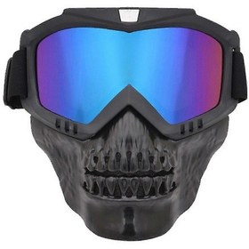 Resim Motosiklet Maskesi, Kask Gözlüğü, Motokros Gözlüğürenk 