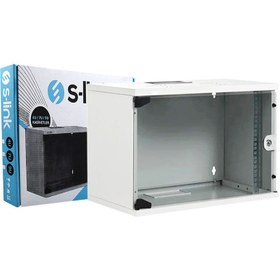 Resim S-LINK 4U SOHO RACK KABİN 19 INC W-530MM D-400MM KABİNET 