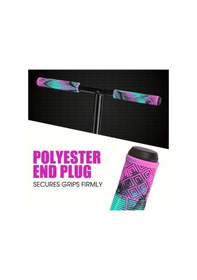 Resim Hightower Siyah Beyaz 2 Adet Bisiklet Tutacakları - Bmx, Dağ Bisikleti Ve Scooter İçin 160mm Yumuşak Tutuş Siyah Beyaz 