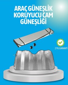 Resim Northcity Gelişmiş Yansıtıcılı Katlanabilir Araç Güneşliği Alüminyum & Süngerli İzolasyon 